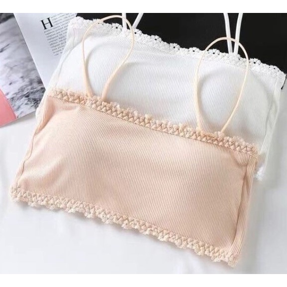[B005] ÁO BRA 2 dây LEN TĂM cài sau hàng THÁI mềm mịn siêu gợi cảm dễ phối đồ - L2M