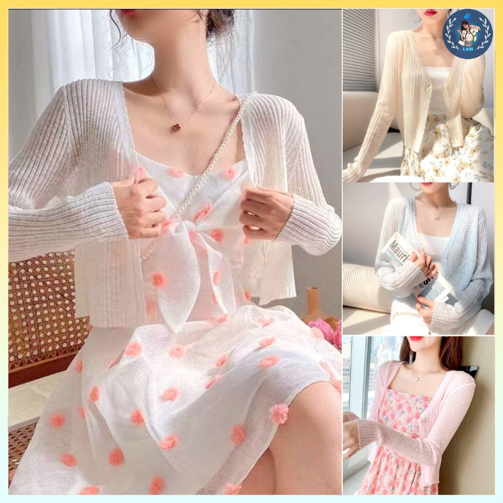 A004 Cardigan 1 khuy dáng ngắn - L2M Quảng Châu