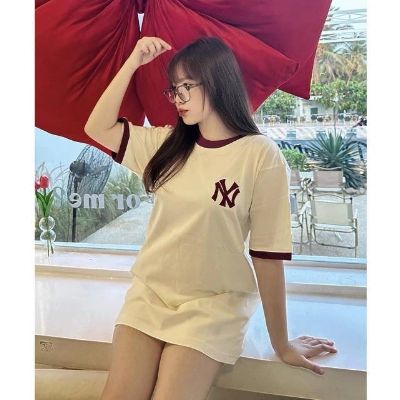 [A302] Áo thun nữ PHOM RỘNG TAY PHỐI màu in hình nhiều mẫu mã hàng Quảng Châu năng động - L2M (Sale)