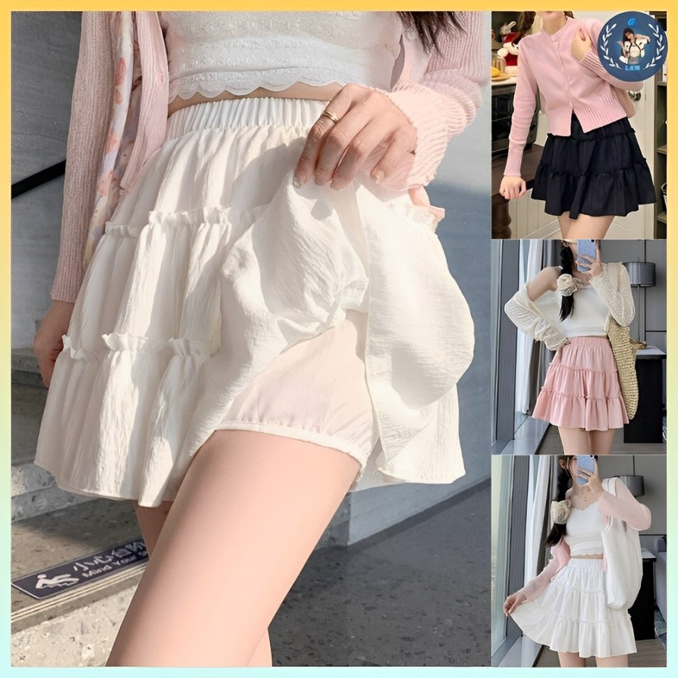 Q077 Chân váy 3 tầng bèo - L2M