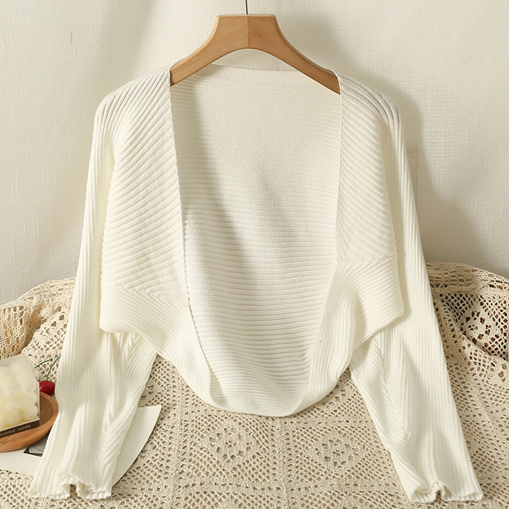 [A445] Áo khoác len Cardigan kiểu TAY DƠI LEN GÂN tay dài chống nắng dày dặn - L2M (New)