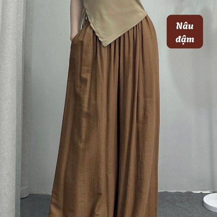 [Q103] Quần ống suông CHẤT ĐŨI LƯNG BO phối chun sau CÓ DÂY BUỘC xinh xắn dễ phối đồ - L2M (New)