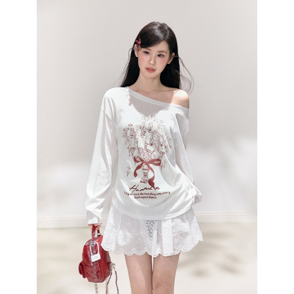 [A493] Áo len THUN GIẤY họa tiết BÓ HOA NẾN màu nhẹ nhàng kiểu dáng mát mẻ năng động - L2M