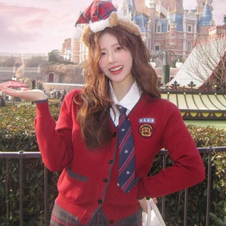 [A465] Áo len nữ Montoghi dệt kim LOGO KÈM CHỮ phối VIỀN VÀ TÚI cài nút tay dài sang trọng - L2M (New)