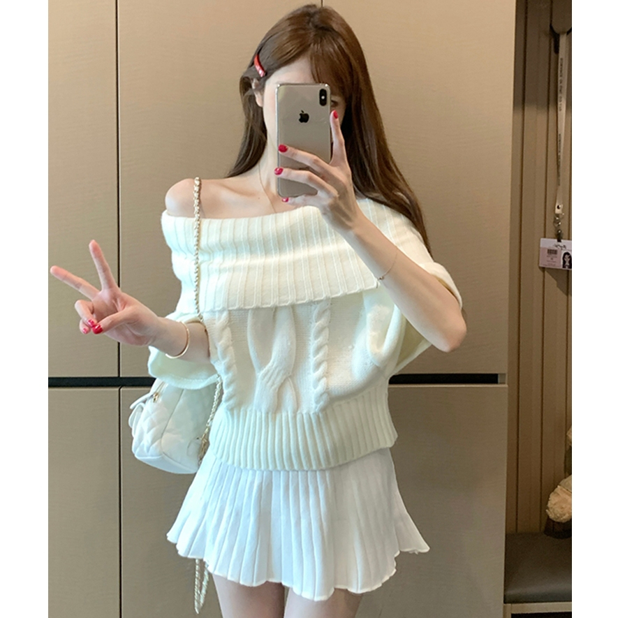 [A467] Áo len nữ Montoghi THU ĐÔNG TAY DƠI CỔ LỌ hoặc PHỐI BẸT VAI nhiều kiểu xinh xắn - L2M (New)