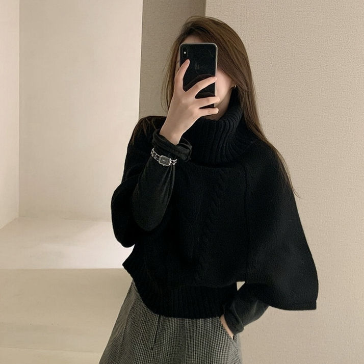 [A467] Áo len nữ Montoghi THU ĐÔNG TAY DƠI CỔ LỌ hoặc PHỐI BẸT VAI nhiều kiểu xinh xắn - L2M (New)