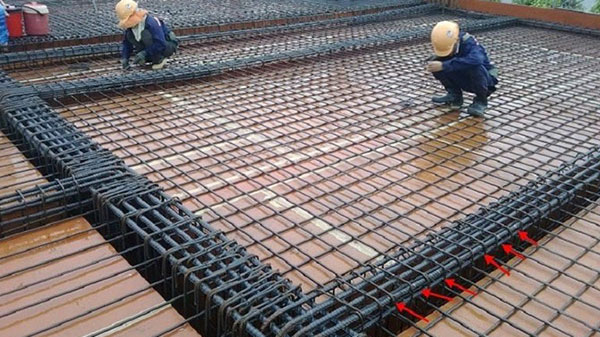Tìm hiểu về bố trí thép sàn bản kê 4 cạnh
