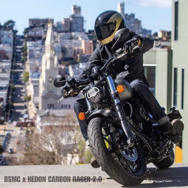 Nón Hedon Heroine x Bike Shed Club Racer - Carbon Edition 2.0