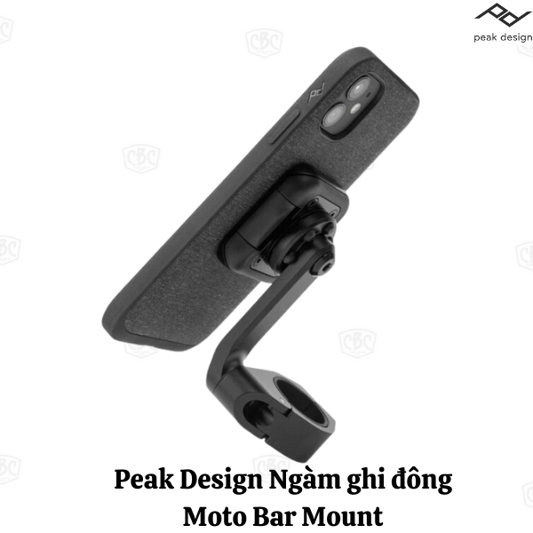 Ngàm Gắn Điện Thoại Peak Design Motorcycle Bar Mount V2 - không sạc