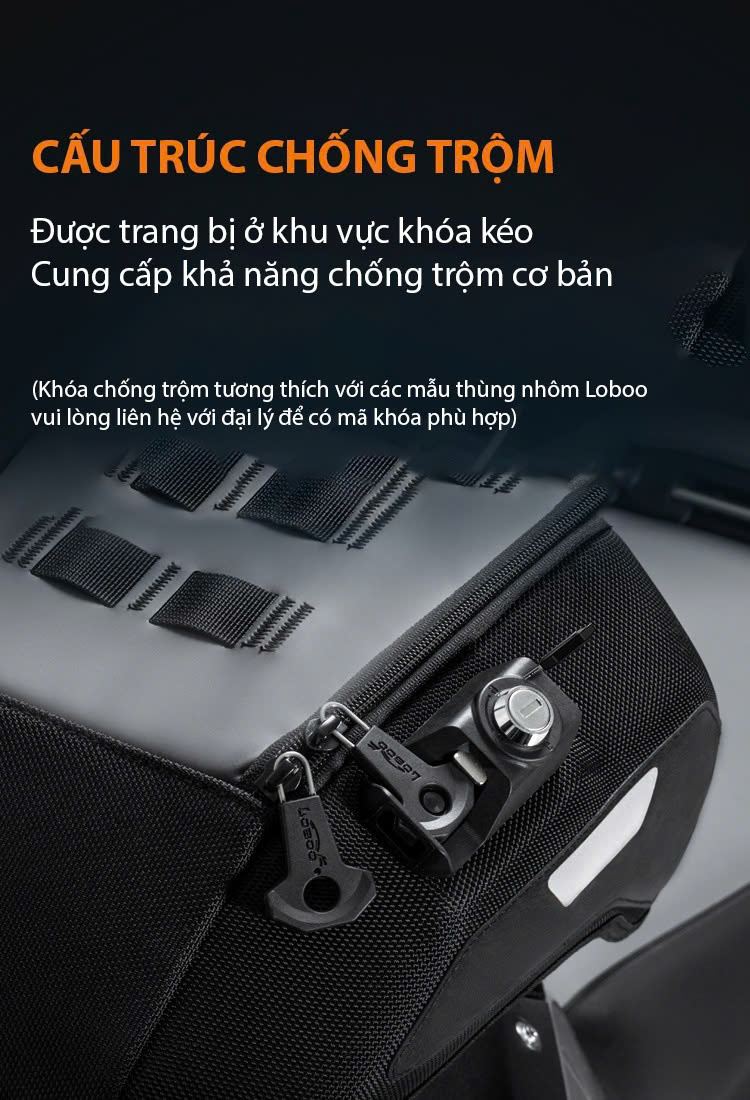 Túi cài bình xăng 10L LOBOO BTB20BK