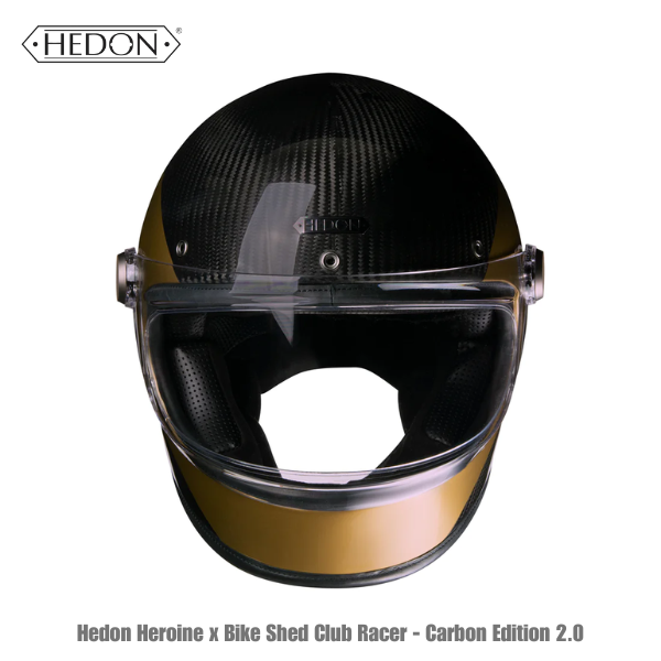 Nón Hedon Heroine x Bike Shed Club Racer - Carbon Edition 2.0