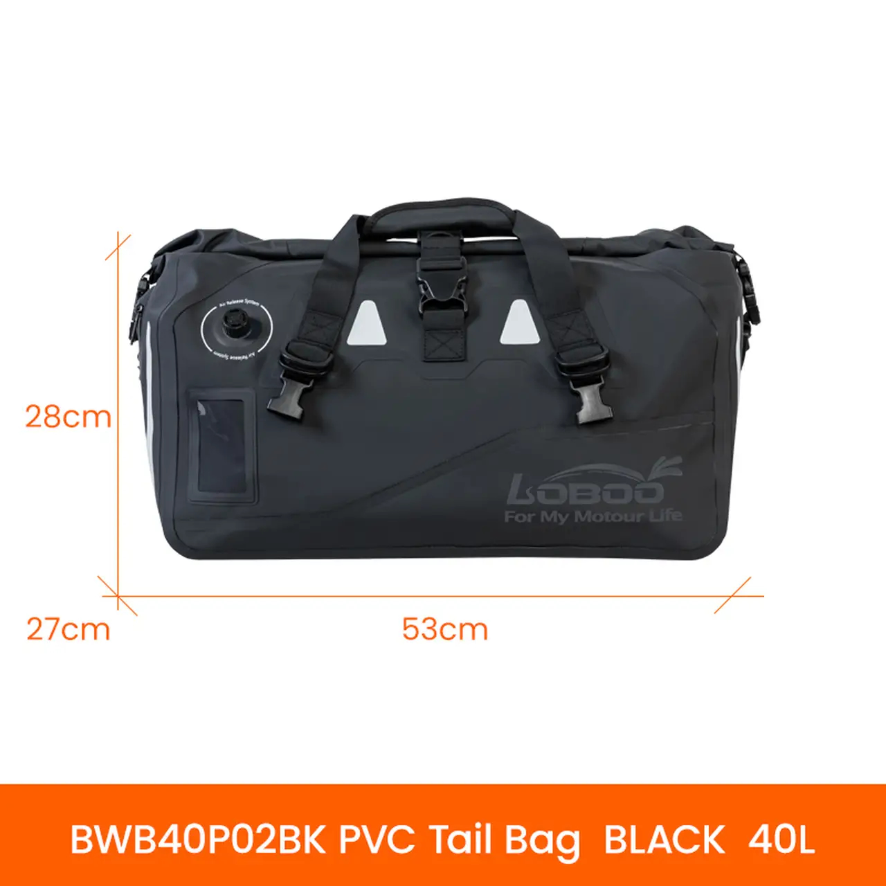 Túi Chống Nước Loboo 40L - màu đen
