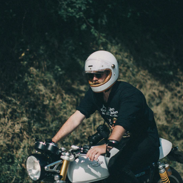 Nón Classic Hedon Heroine Racer Knight White 2.0 | Made To Order