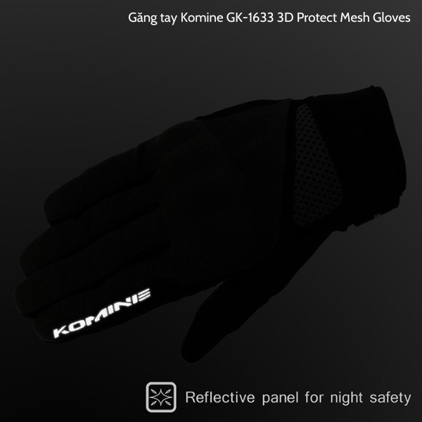 Găng tay Komine GK-1633 3D Protect Mesh Gloves