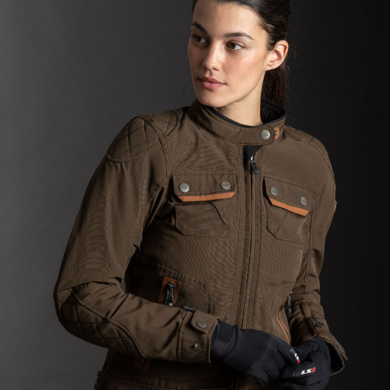Áo Bảo Hộ Moto Bullet Lady LS2 - Brown