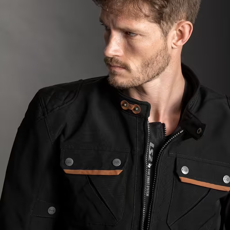 Áo Bảo Hộ Moto Bullet Man LS2 - Black