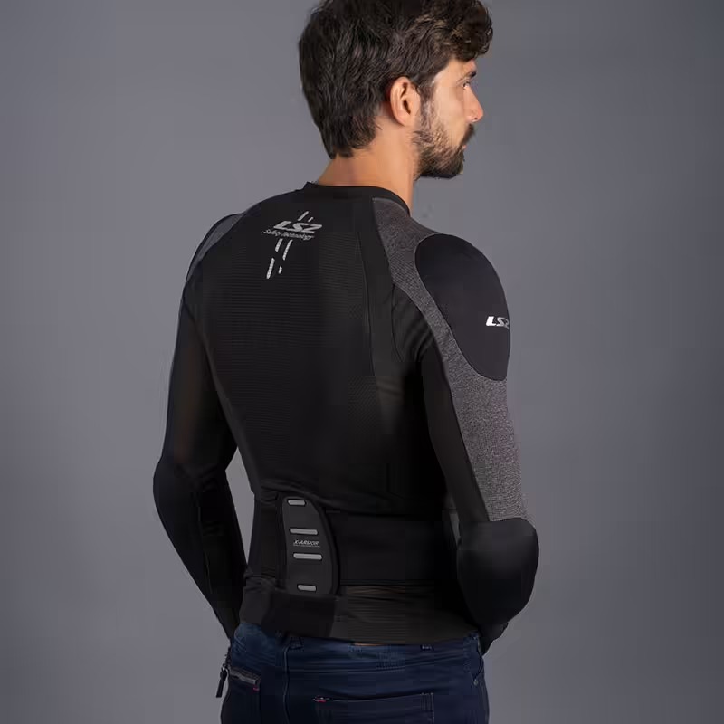 Áo Bảo Hộ Moto LS2 X Armor - Black Silver