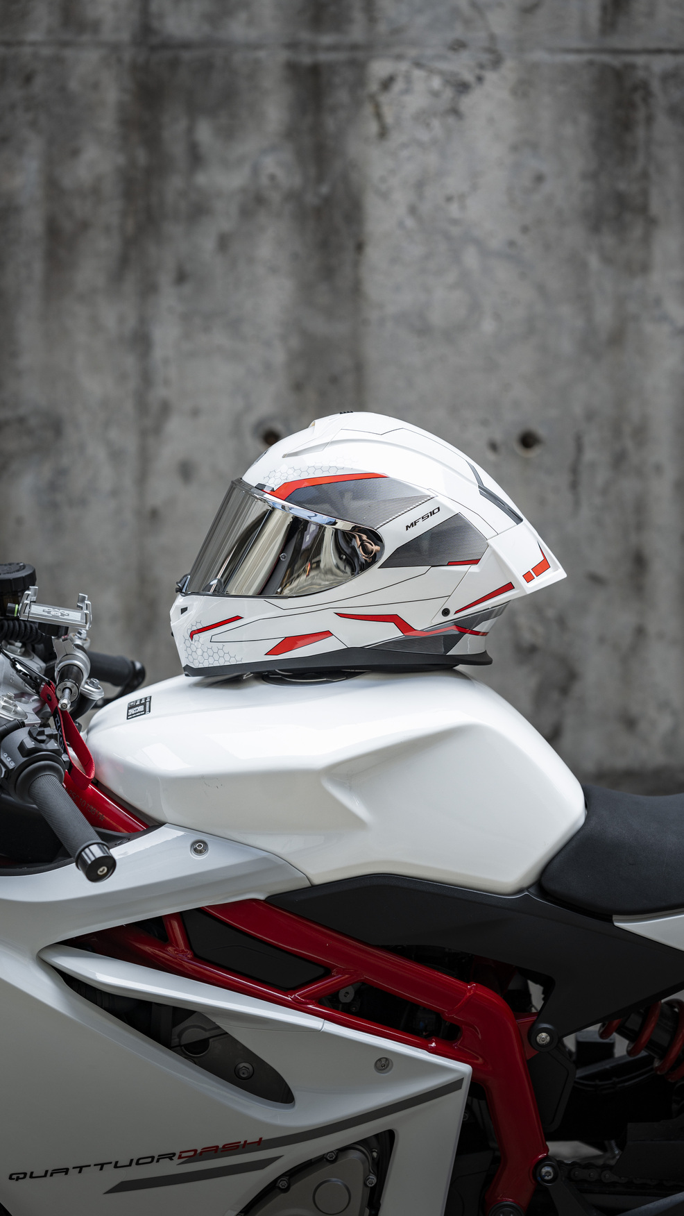 Nón Bảo Hiểm ILM MF510 - TRẮNG XÁM