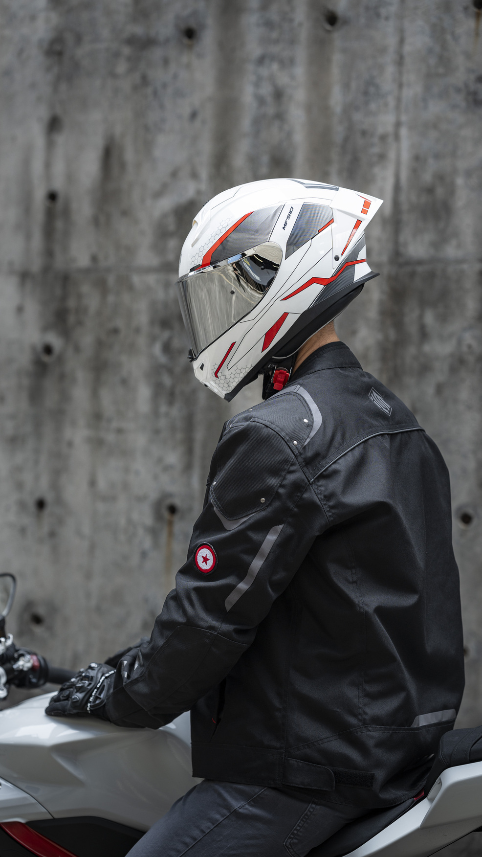 Nón Bảo Hiểm ILM MF510 - TRẮNG XÁM