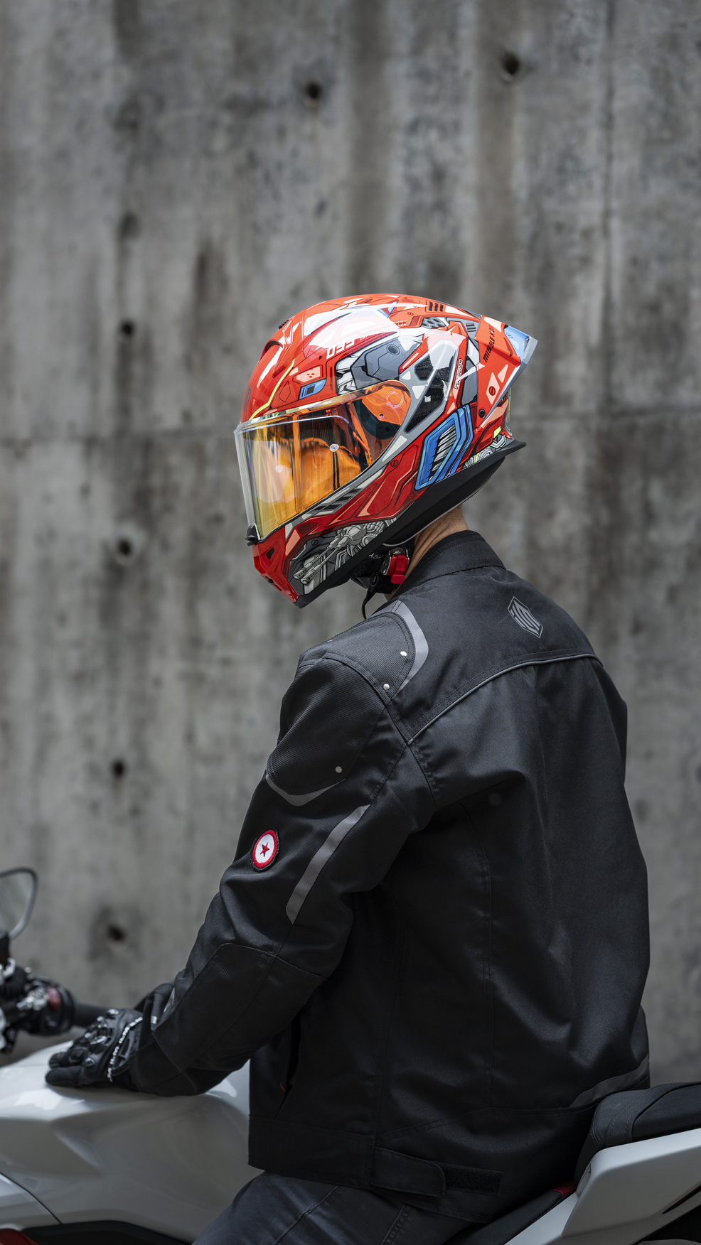 Nón Bảo Hiểm ILM MF510 - CAM XANH