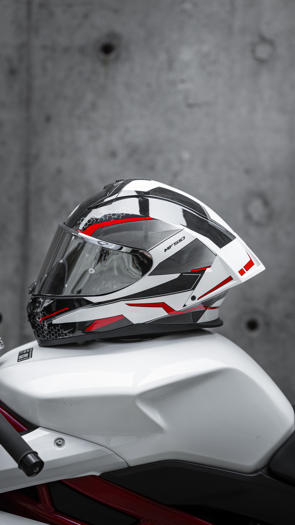 Nón Bảo hiểm ILM MF510 - XÁM ĐỎ