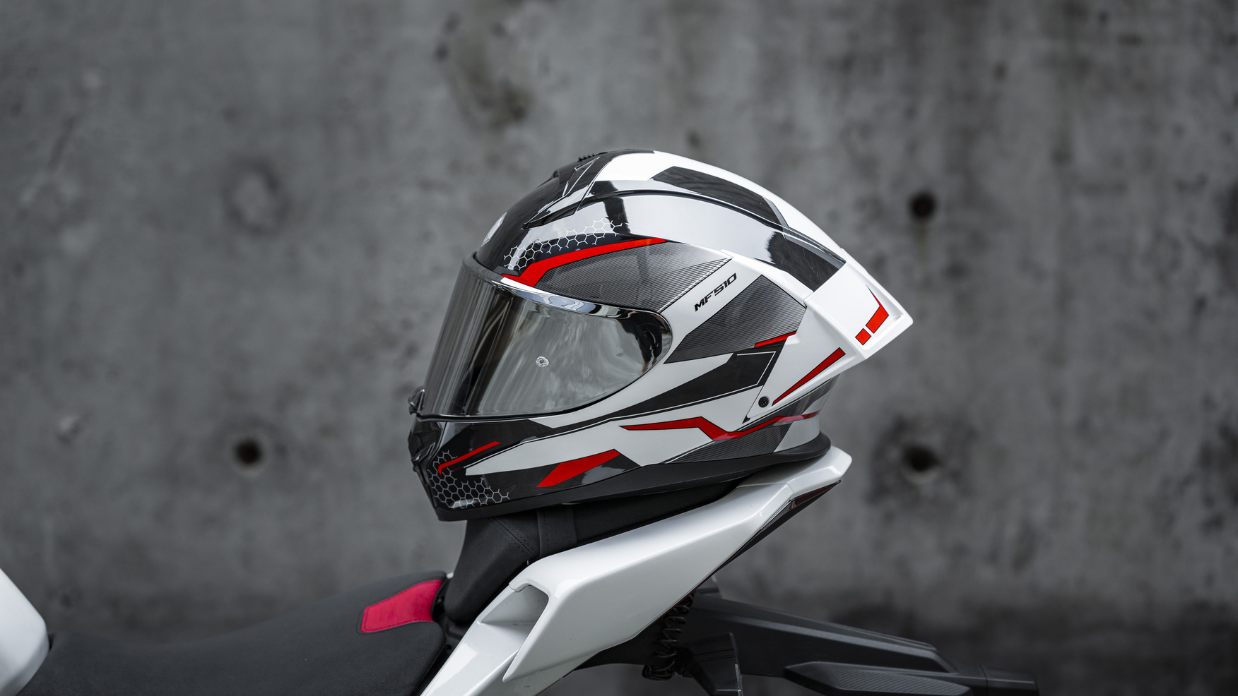 Nón Bảo hiểm ILM MF510 - XÁM ĐỎ