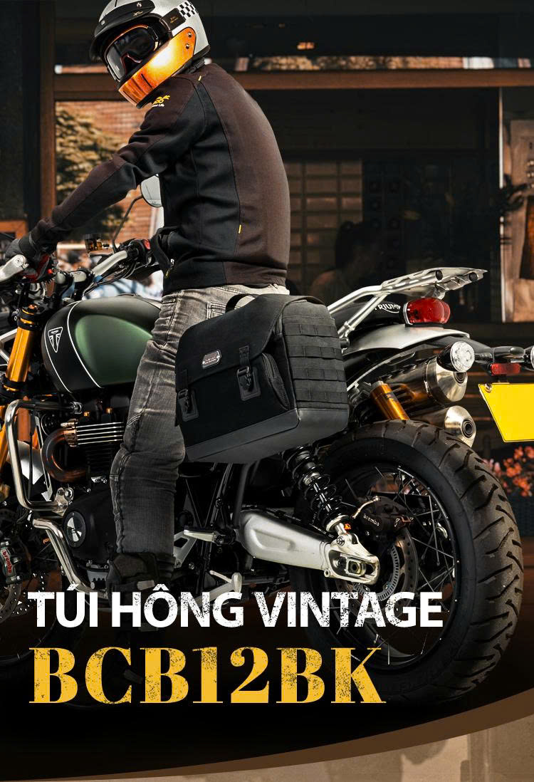 Túi hông Loboo Vintage 12BK