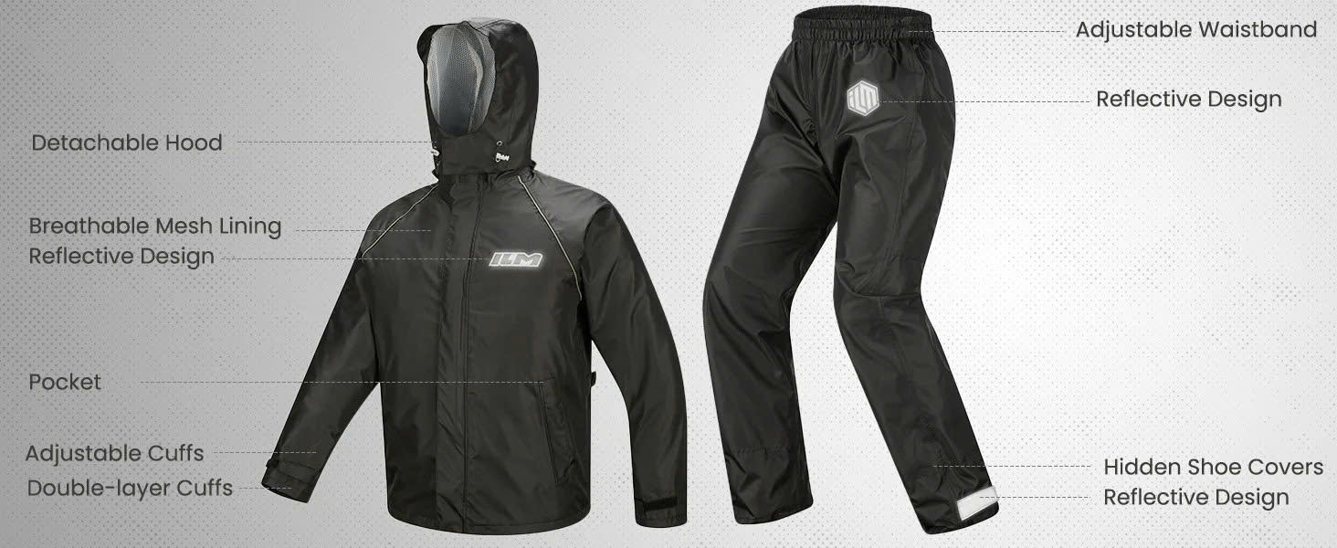 ÁO MƯA ILM RS03 CHỐNG NƯỚC 10.000mm