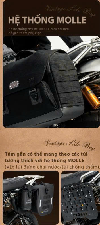 Túi hông Loboo Vintage 12BK