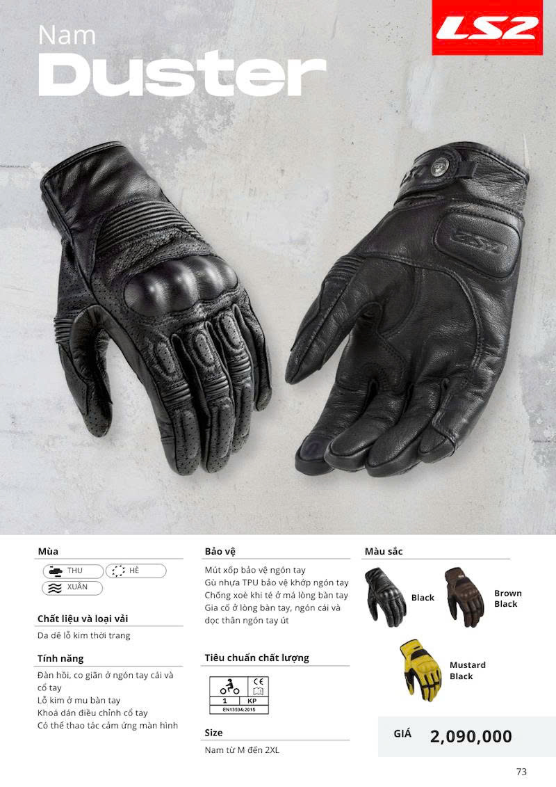 Găng tay LS2 DUSTER MAN