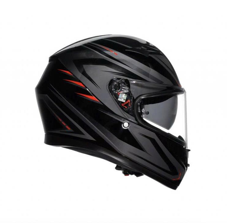 Nón Bảo HIểm AGV K3 SYTH BLACK/RED