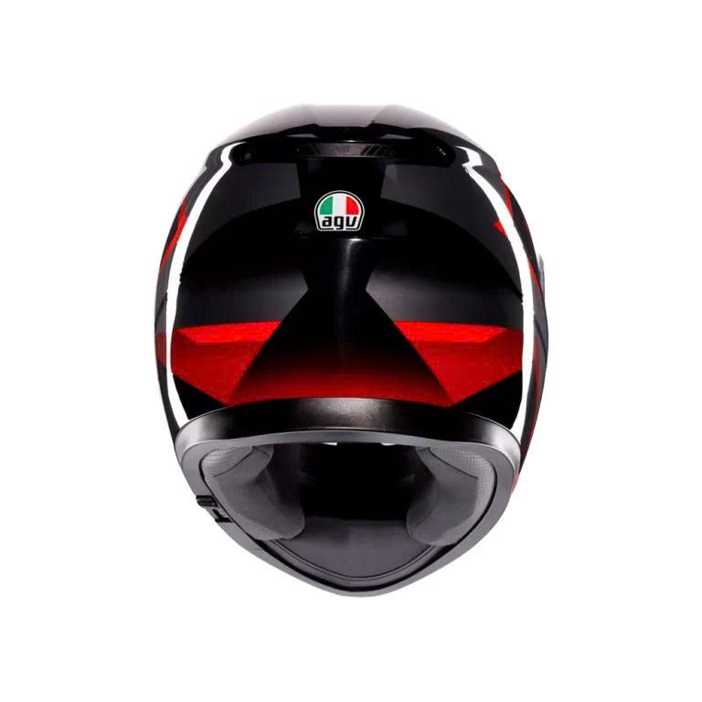 Nón Bảo HIểm AGV K3 STRIGA BLACK/ GREY/ RED