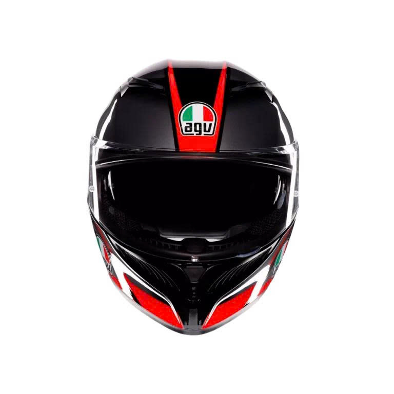 Nón Bảo HIểm AGV K3 STRIGA BLACK/ GREY/ RED