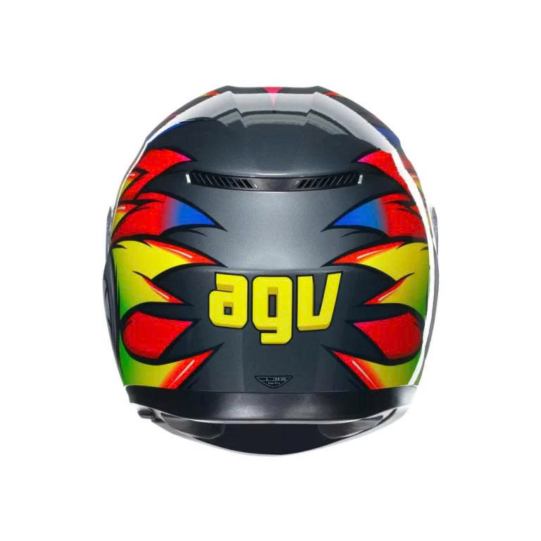 Nón Bảo HIểm AGV K3 BIRDY 2.0 GREY/ YELLOW/ RED