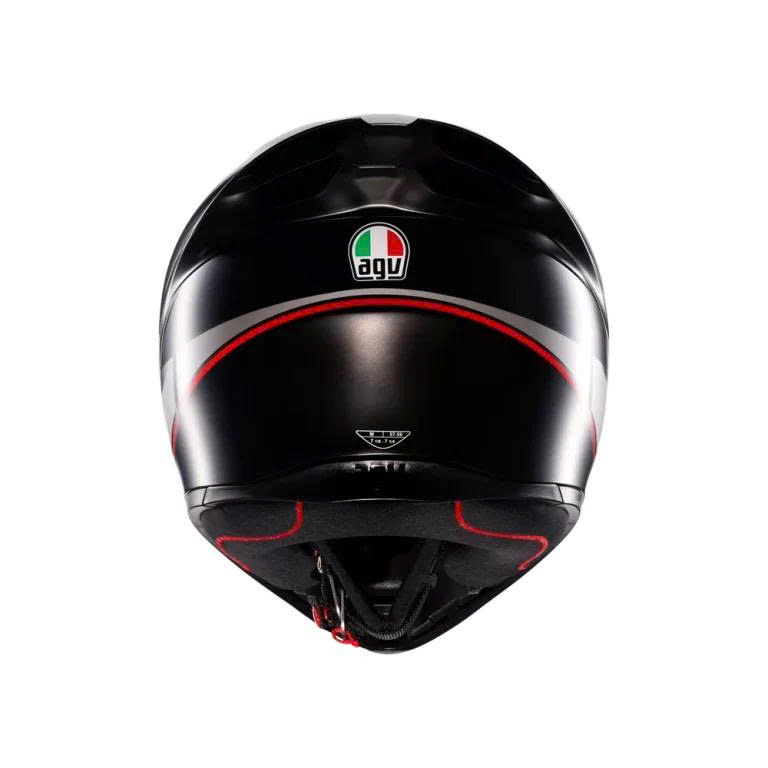 Nón AGV K1 S LAP MATT BLACK/ GREY/ RED