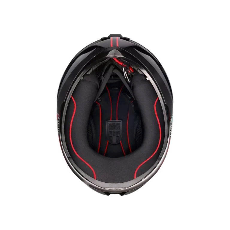 Nón AGV K1 S LAP MATT BLACK/ GREY/ RED