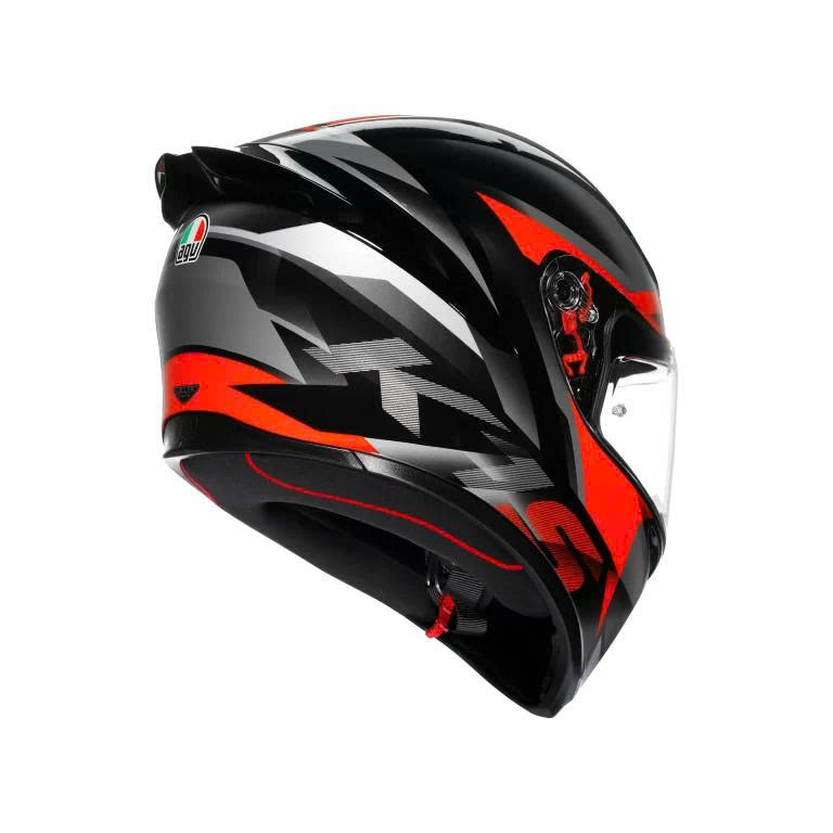 Nón AGV K1 S FASTLAP BLACK/GREY/RED