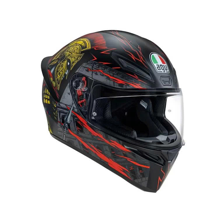 Nón AGV K1 S GLADIATOR MATT BLACK/GOLD/RED