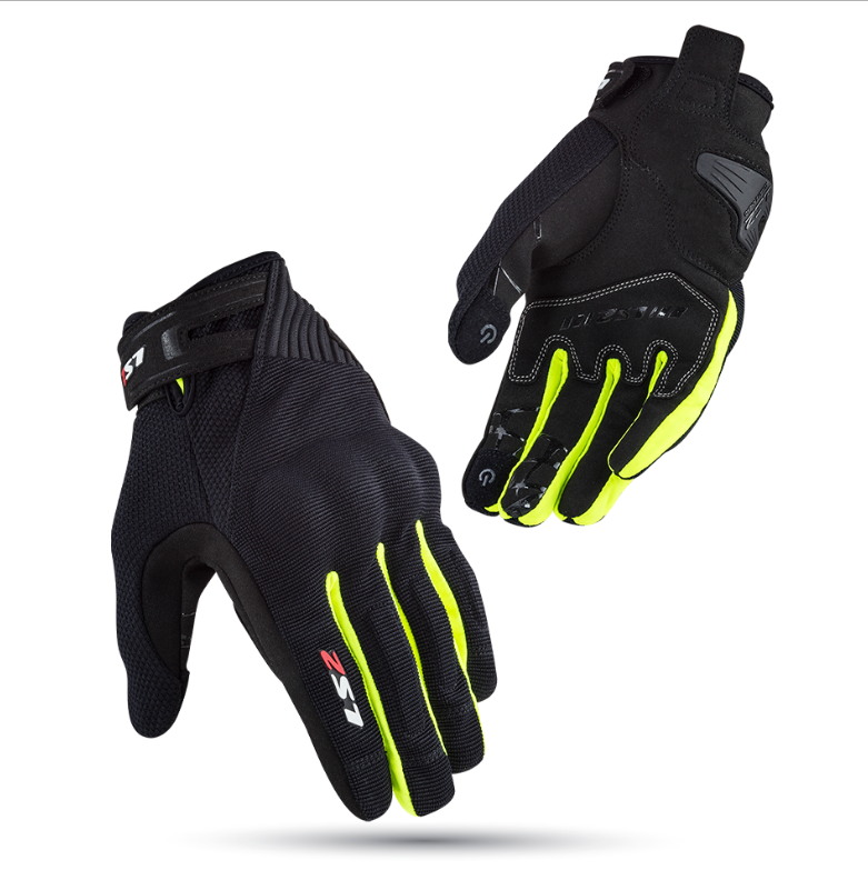 Găng Tay Bảo Hộ Dart 2 Man LS2 - Black Neon