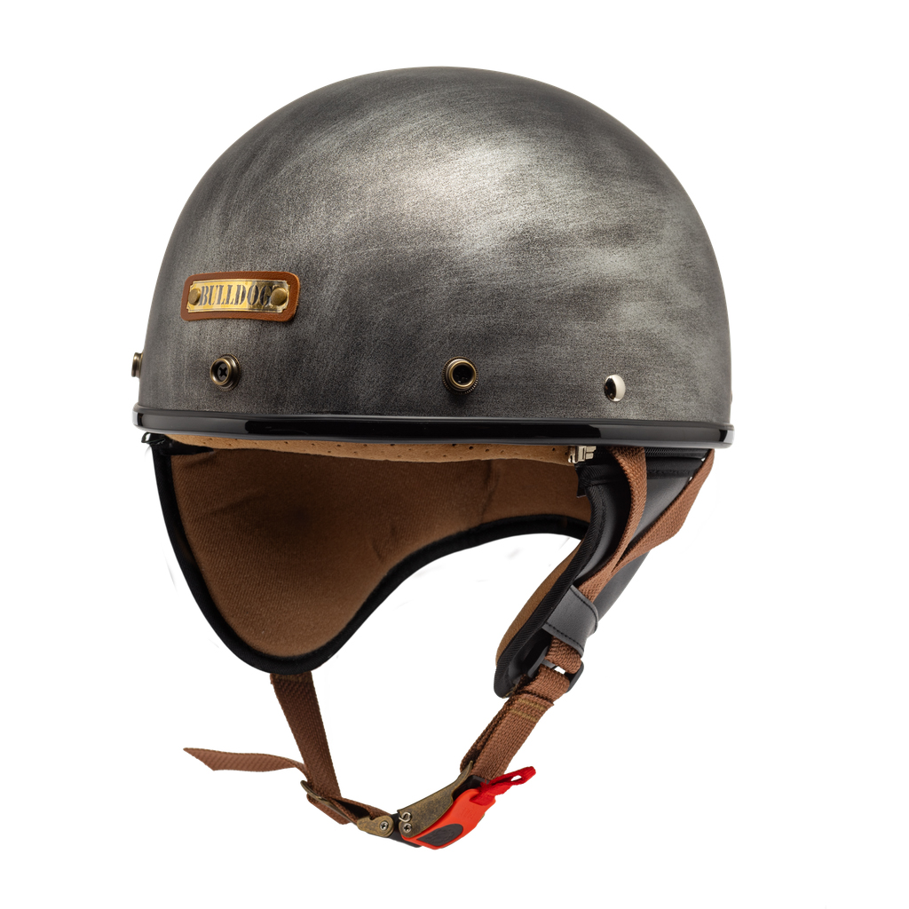 Nón Bảo Hiểm Nửa Đầu (1/2) Bulldog Pug - Retro Sliver