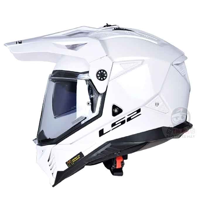 Nón LS2 MX702 Pioneer II Solid White