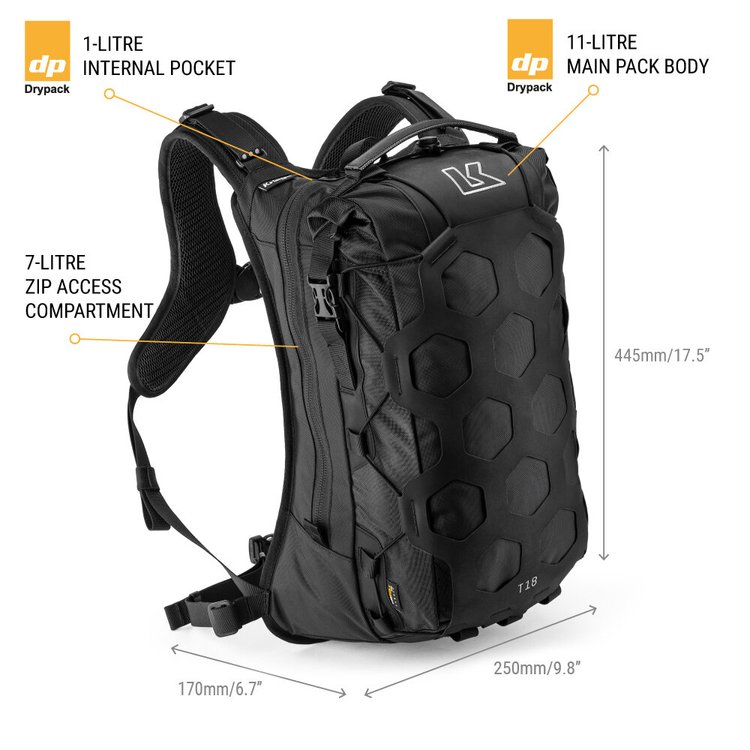 Balo Kriega Backpack Trail 18 - Multicam Black