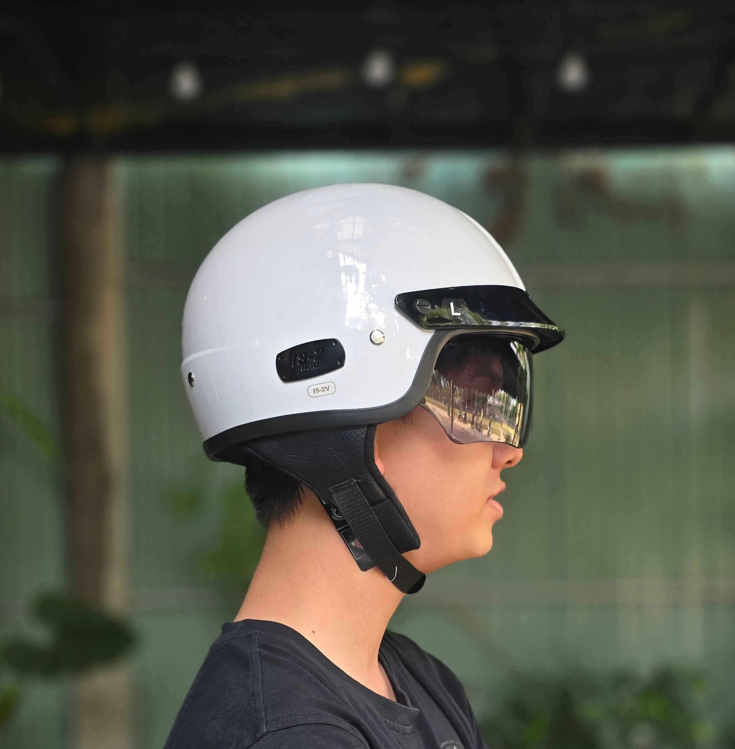 Nón Bảo Hiểm HJC nửa đầu - Trắng