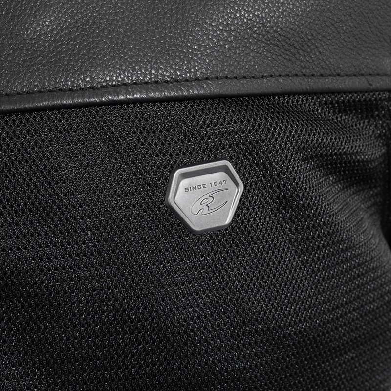 Áo Komine JK-166 Half Leather Motorcycle Mesh Riding Jacket