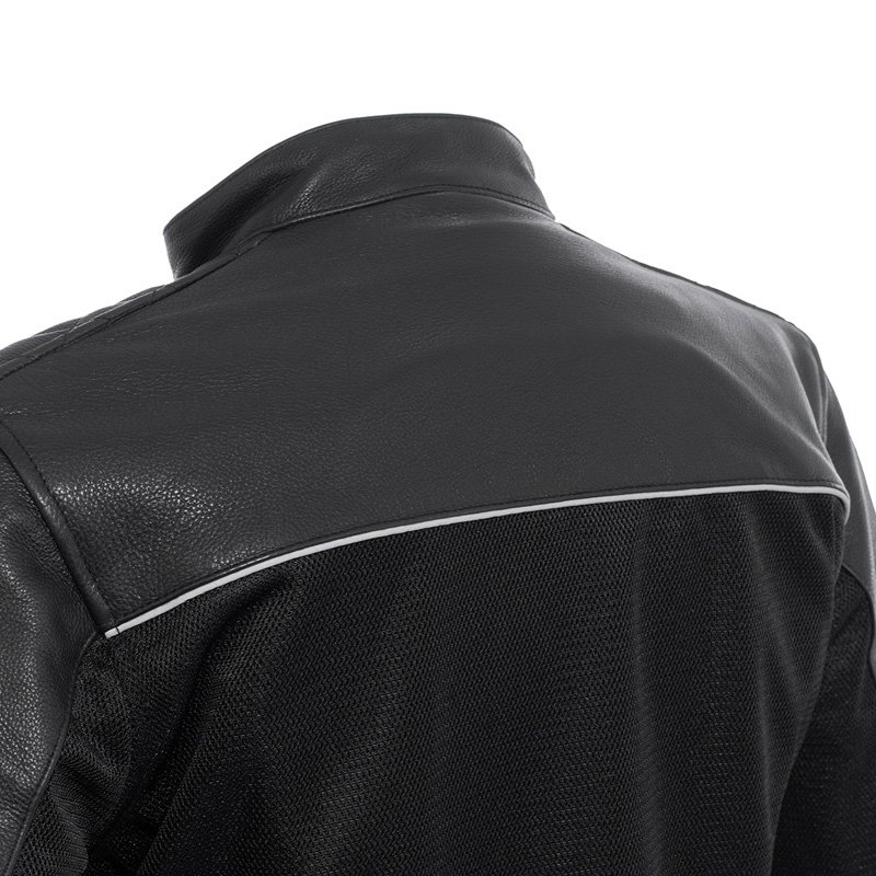 Áo Komine JK-166 Half Leather Motorcycle Mesh Riding Jacket