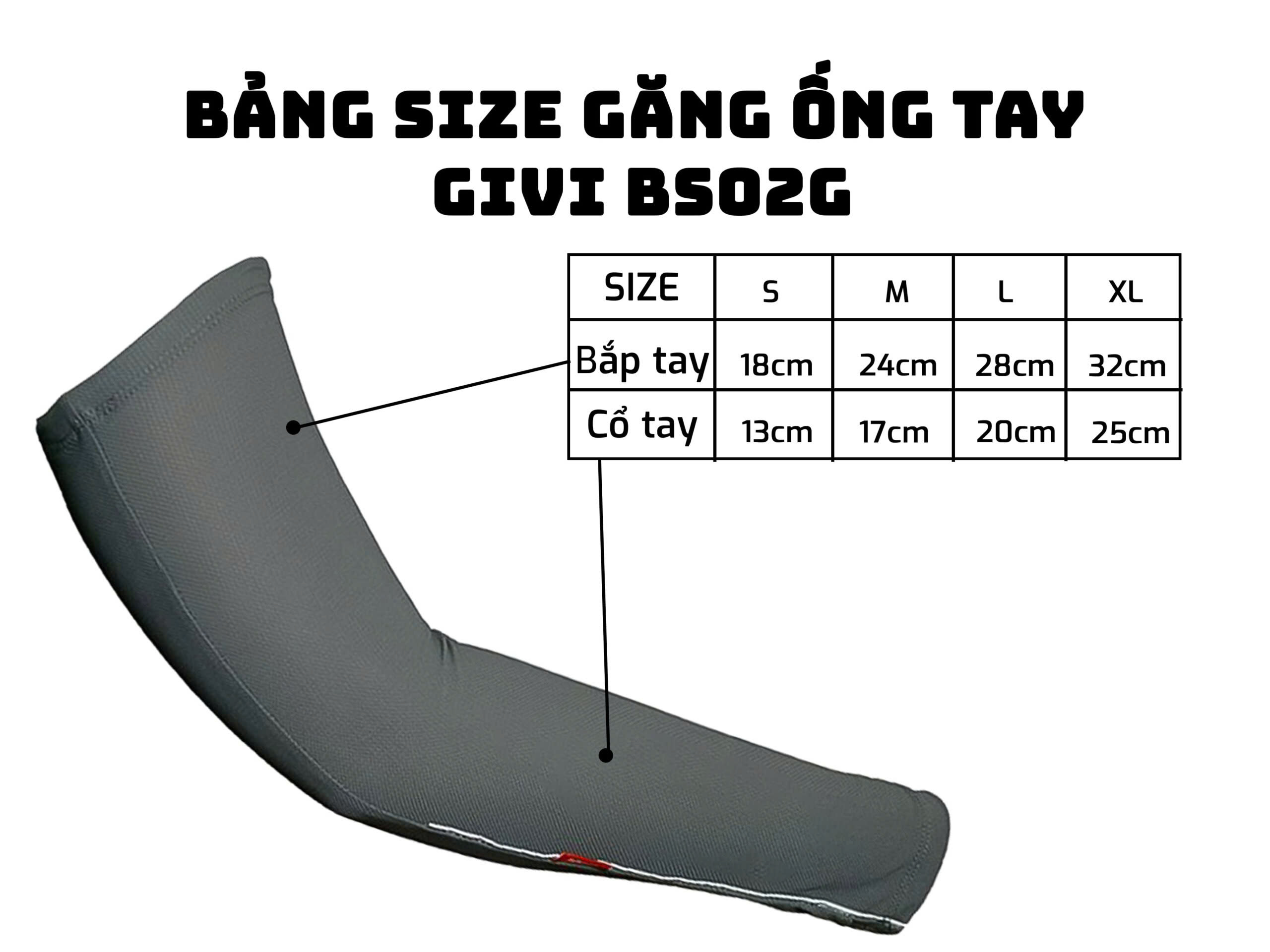 Ống tay chống nắng Givi BS03