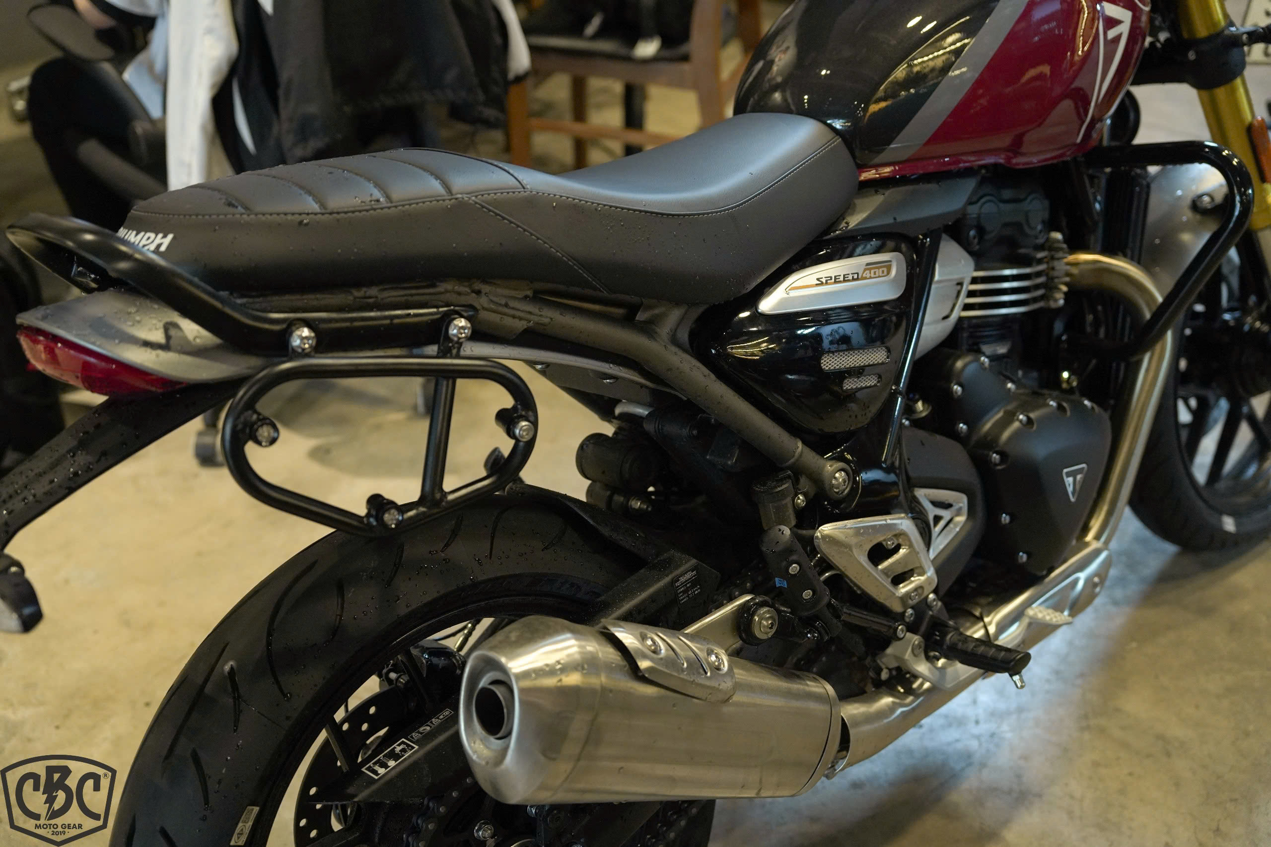 Khung treo túi SW-Motech Triumph Scrambler 400 / Speed 400 – Phải