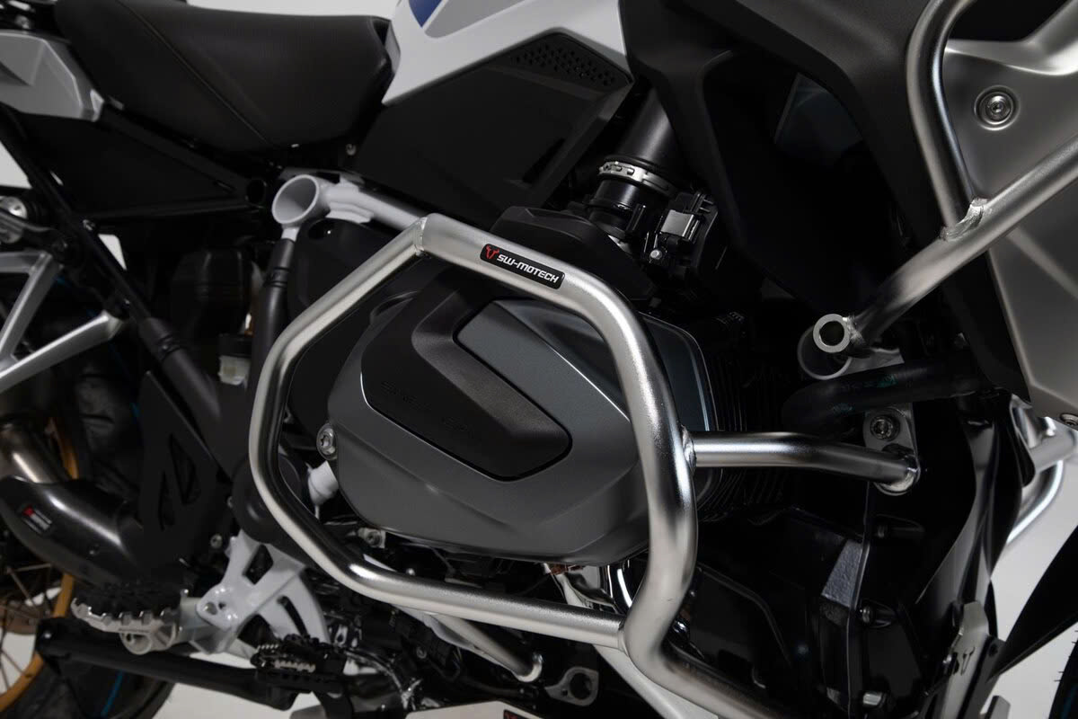 Khung chống đổ SW - Motech dưới của xe BMW R 1250 GS màu bạc