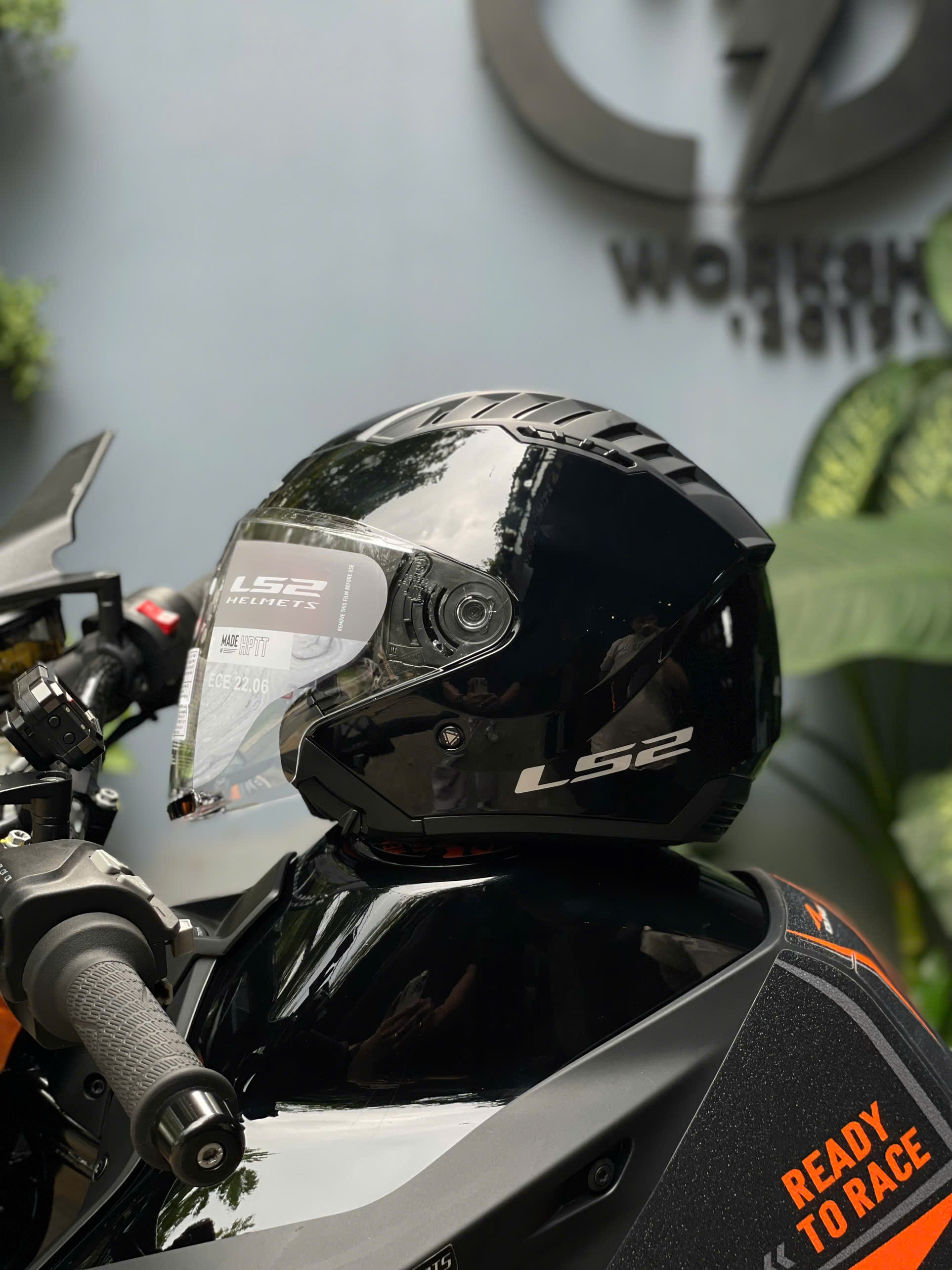 Nón LS2 3/4 OF600 Copter II -Black