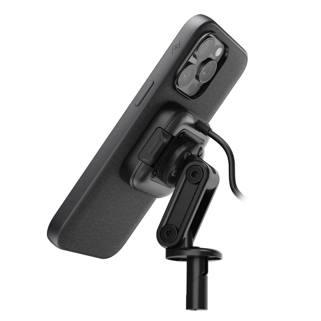 Ngàm Gắn Điện Thoại Peak Design Motorcycle Stem Mount Charging - có sạc